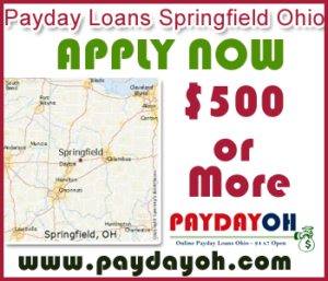 Payday Loans Springfield Ohio Apply Now Instant Approval No Credit Check