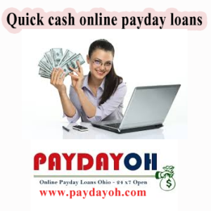 Quick cash online payday loans