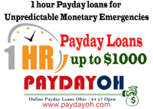 1 hour Payday loans for Unpredicted Monetary Emergencies