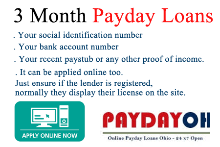 3 month payday loans