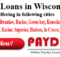 payday loans in wisconsin wi