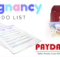complete list from pregnancy to birth PaydayOH